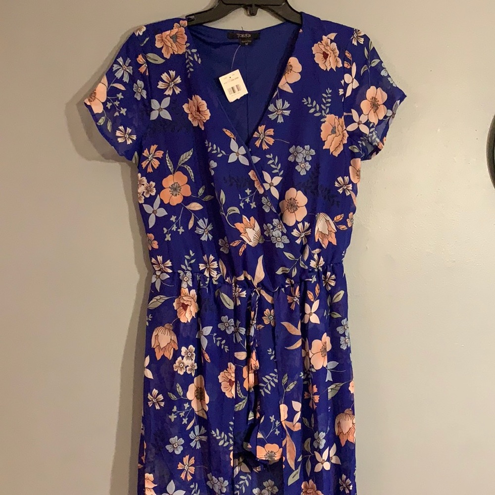 Floral romper maxi